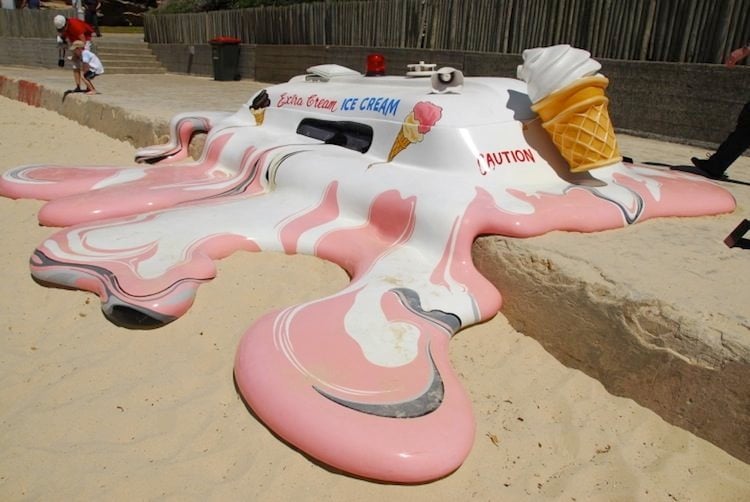 Amazing Installation Melted Ice Cream 3