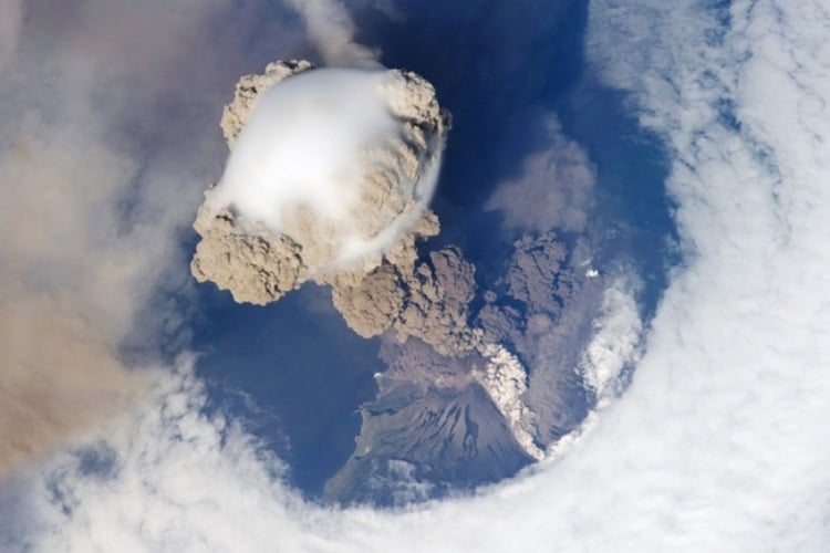 Japan Volcano Images From Space