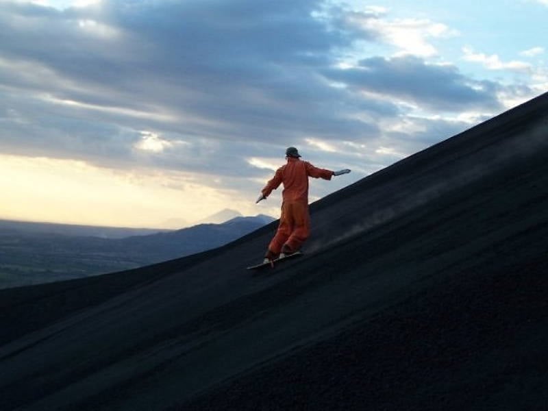 Volcano Boarding Photograph