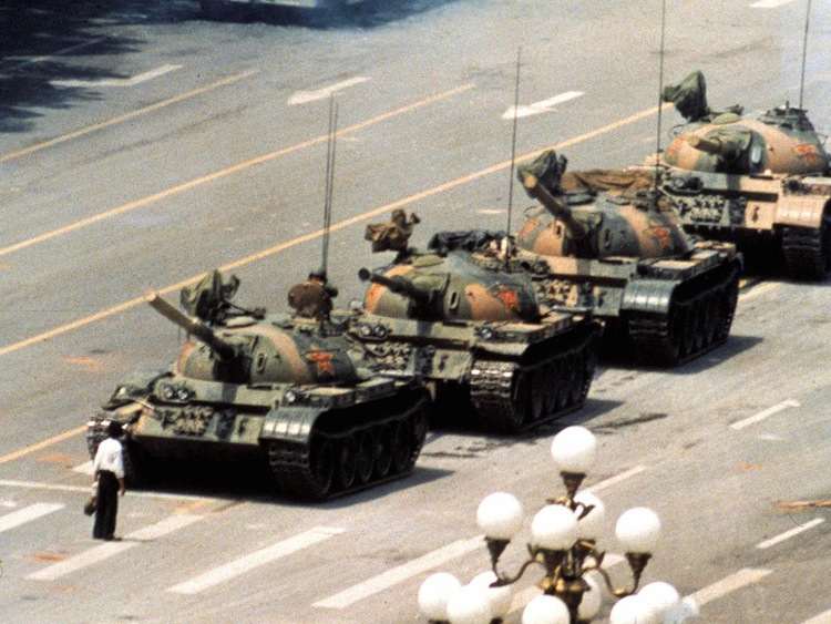 Iconic Images Of The 1980s Tank Man