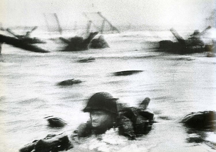 Omaha Beach D-Day Photograph