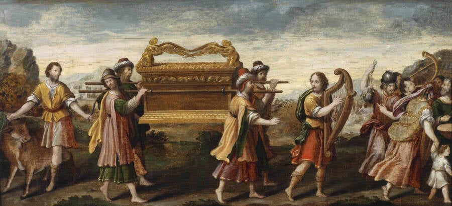 King David Bearing The Ark Of The Covenant