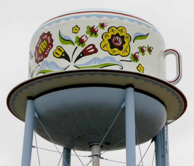 Coffee Cup Water Tower