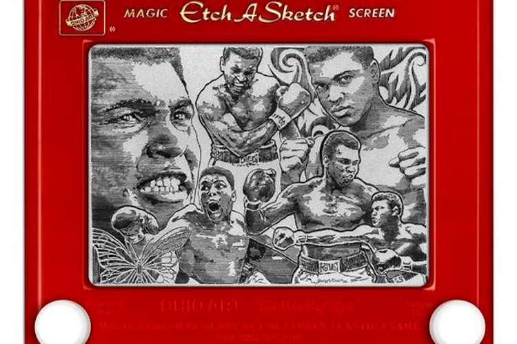 Etch A Sketch Muhammad Ali