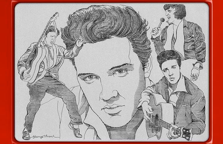 Etch A Sketch Elvis