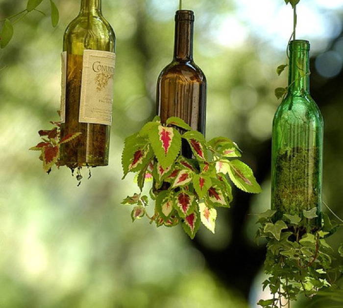 Wine Hanging Baskets