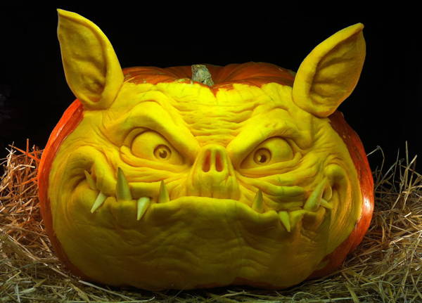 Jack-O-Lantern Boar