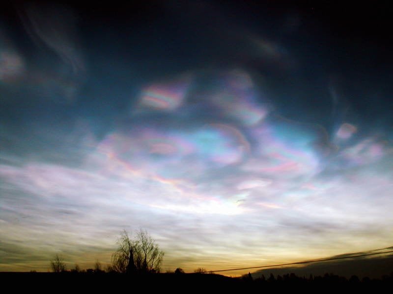 Bizarre Natural Phenomena Nacreous Clouds