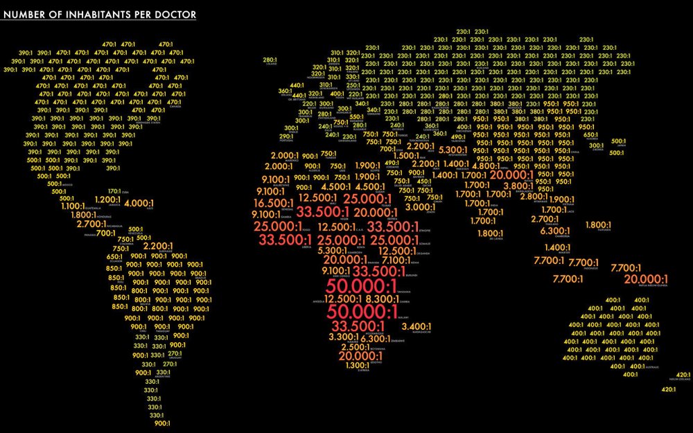 Inhabitants Per Doctor Map