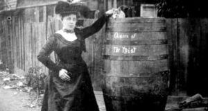 Annie Taylor With Barrel