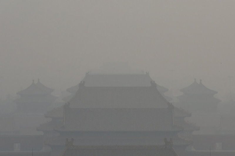 Images Of The Beijing Smog