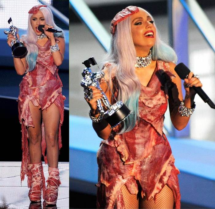 Lady Gaga Meat Dress