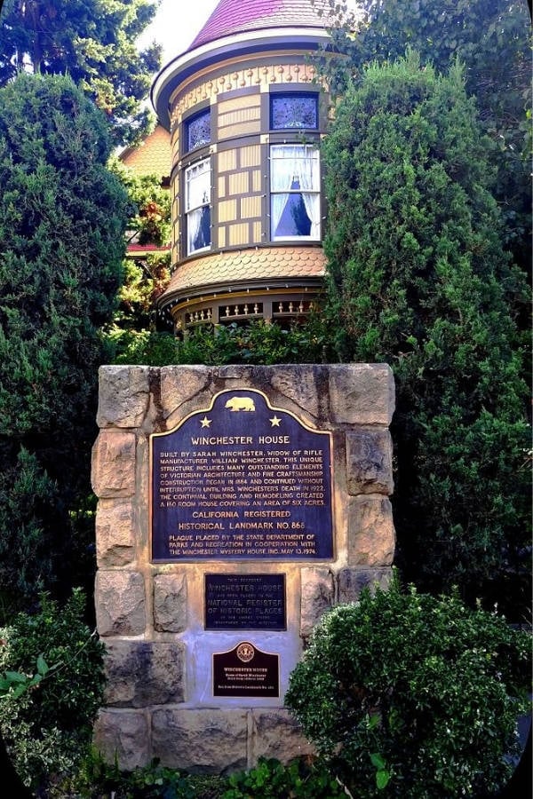 Winchester Mansion Plaque