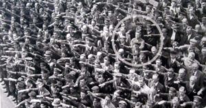 Crossed Arms Nazi Salute