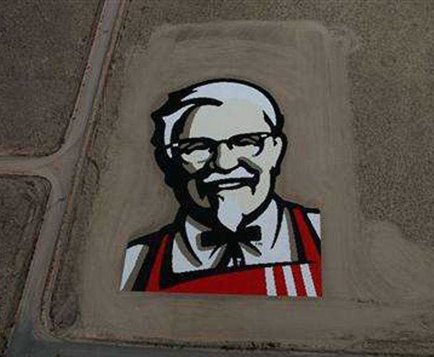Bizarre PR Stunts KFC Logo