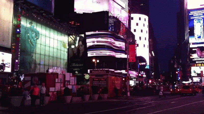 Times Square Cinemagraph GIFs