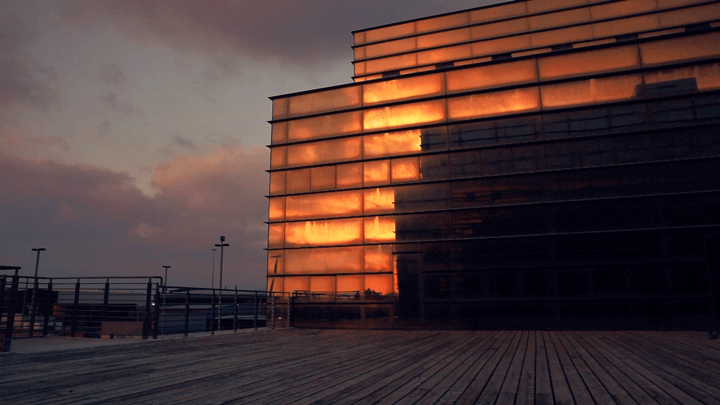Sunset Reflection GIF