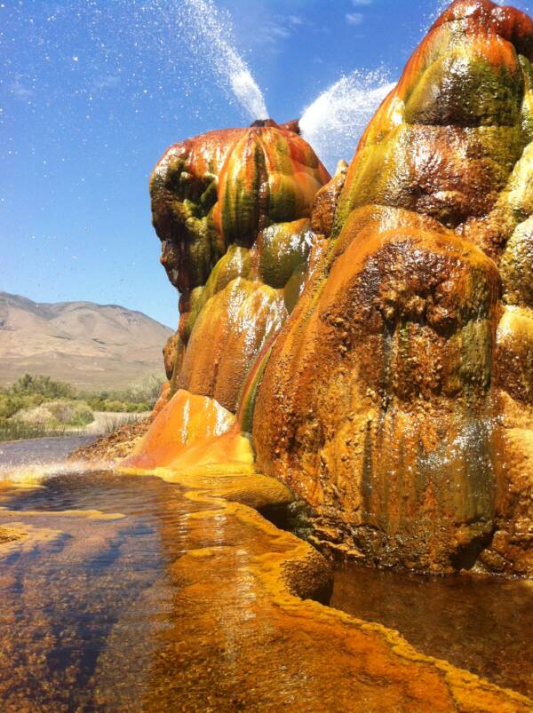 Fly Geyser Up Close