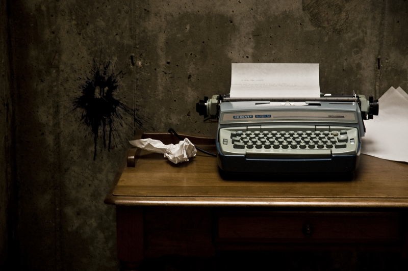 Phoned-In Books Typewriter