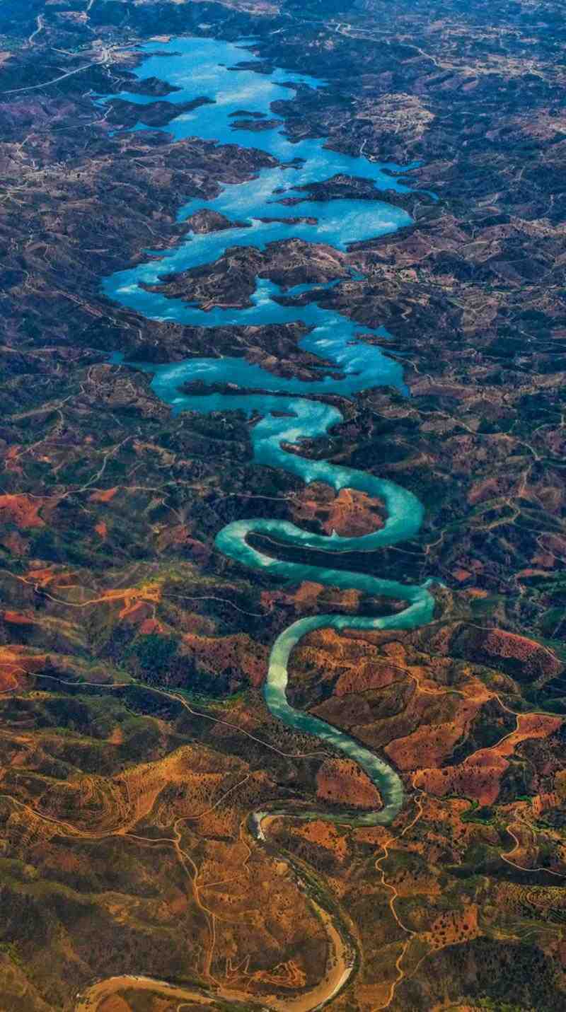 Blue Dragon River Aerial Photography