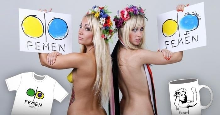 Bizarre Protests Femen Girls