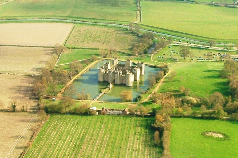 Bodiam Castle Aerial