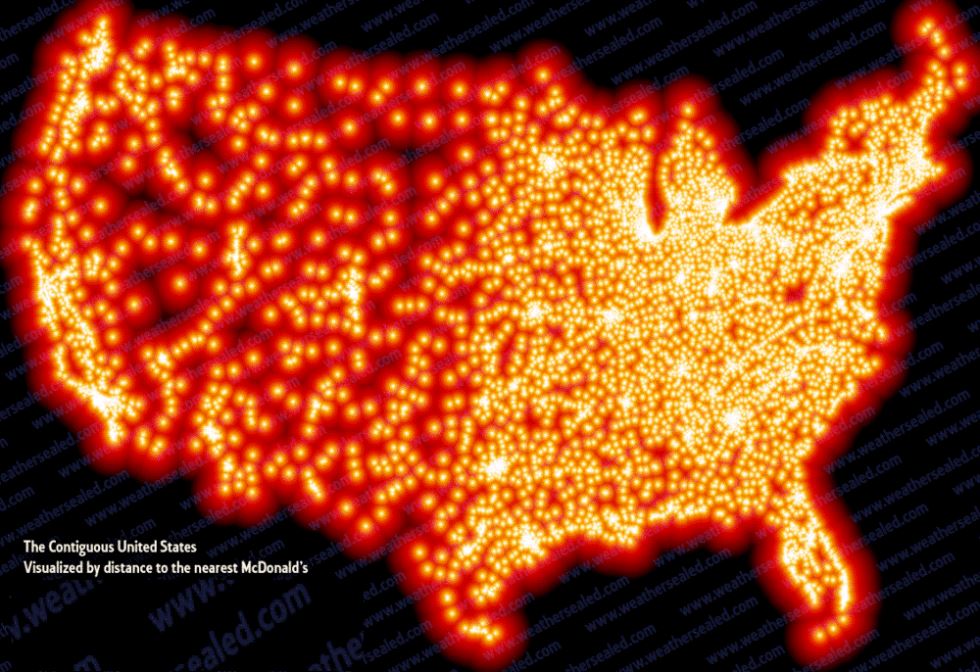 McDonalds In America Map
