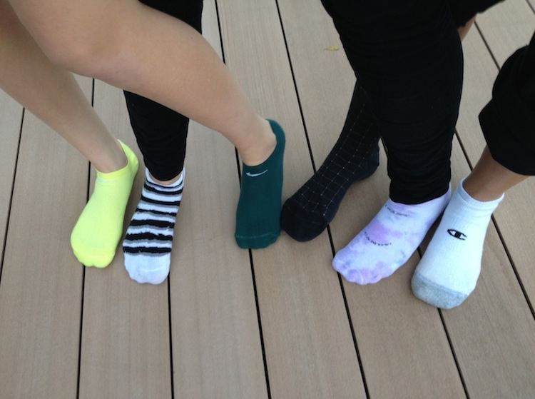Odd Socks In Row