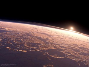 Mars Landscapes Horizon
