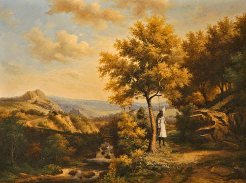Banksy Hanging Landscape