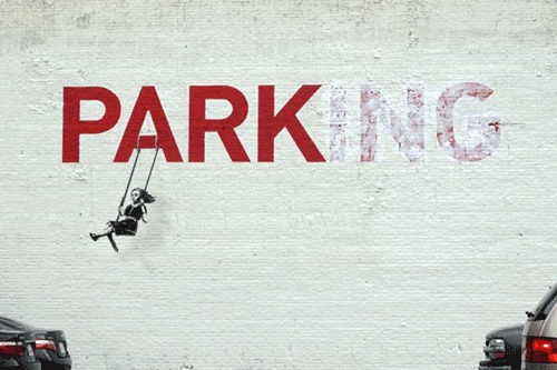 Banksy GIFs Parking
