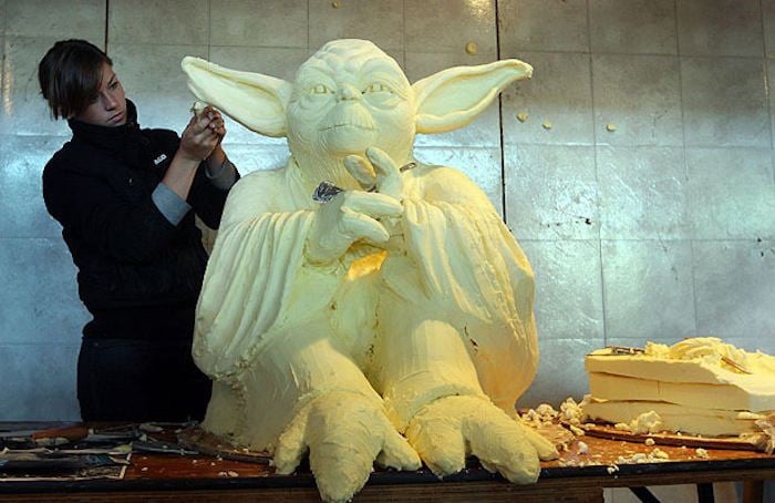 Butter Art Yoda