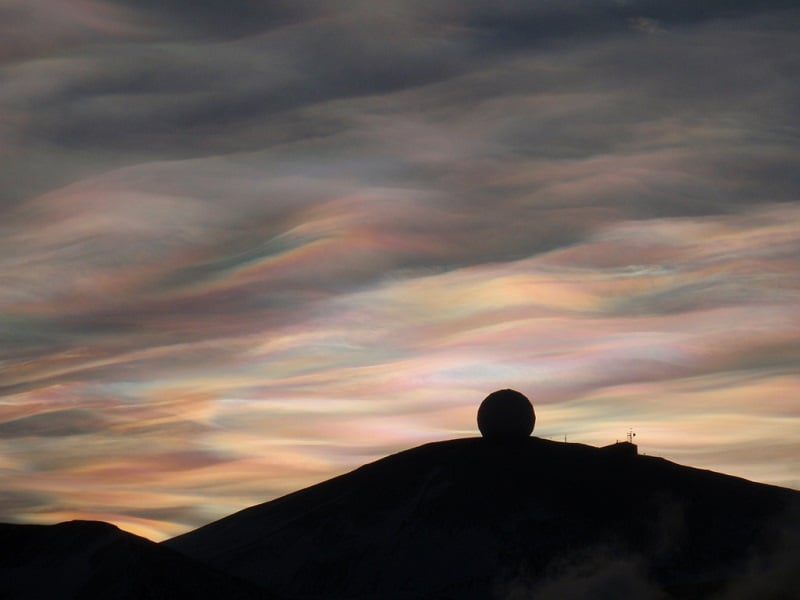Cloud Formations Nacreous Clouds Antarctica