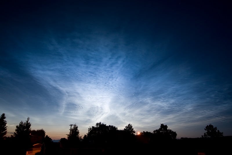 Cloud Formations Notilucent Cloud Twilight