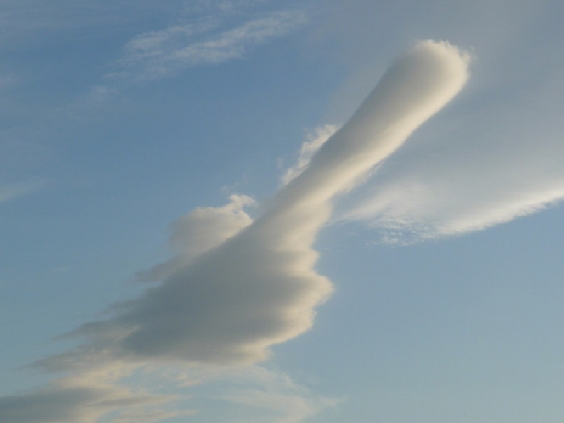 Cloud Pointing Finger