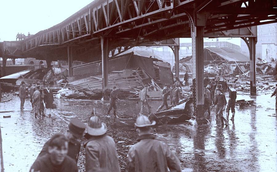 Firefighters at the Boston Molasses Disaster