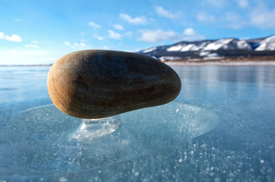 Frozen Structure At Baikal