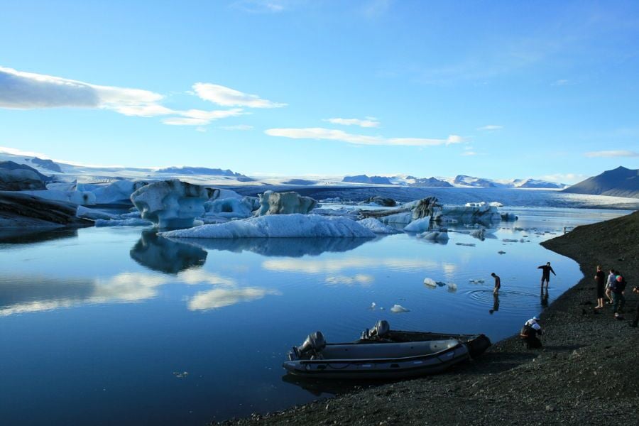 Crystal Lake Iceland Photos