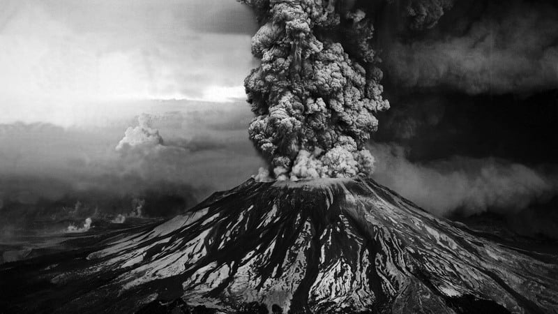 Eruptions Black And White