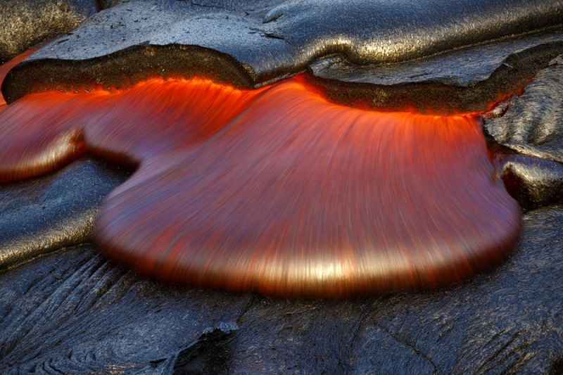 Volcano Eruptions Lava Flowing