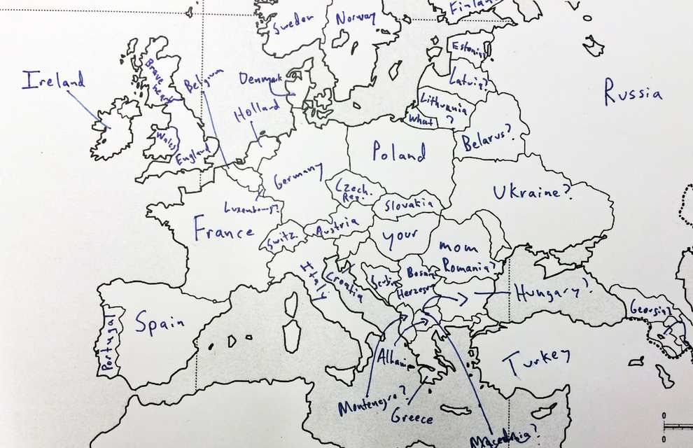 Europe Map Your Mom