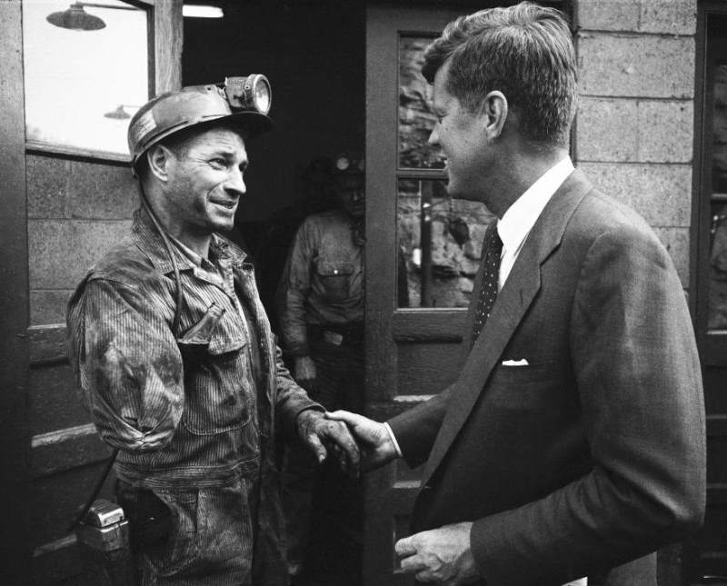 John F Kennedy Campaigns In West Virginia