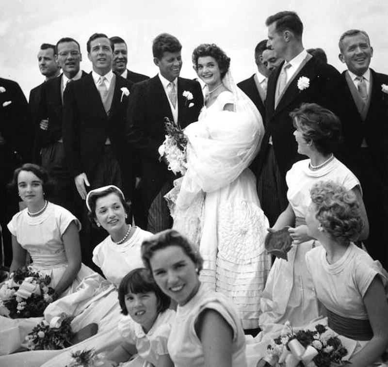 John Kennedy Jacqueline Onassis Wedding Photograph