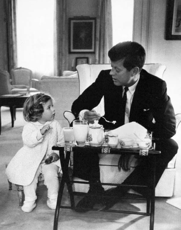 John Kennedy Photos Breakfast With Caroline