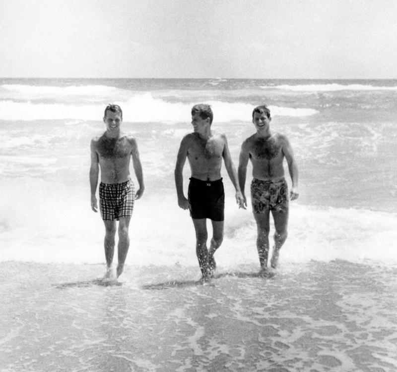 John Kennedy Photos Brothers At The Beach