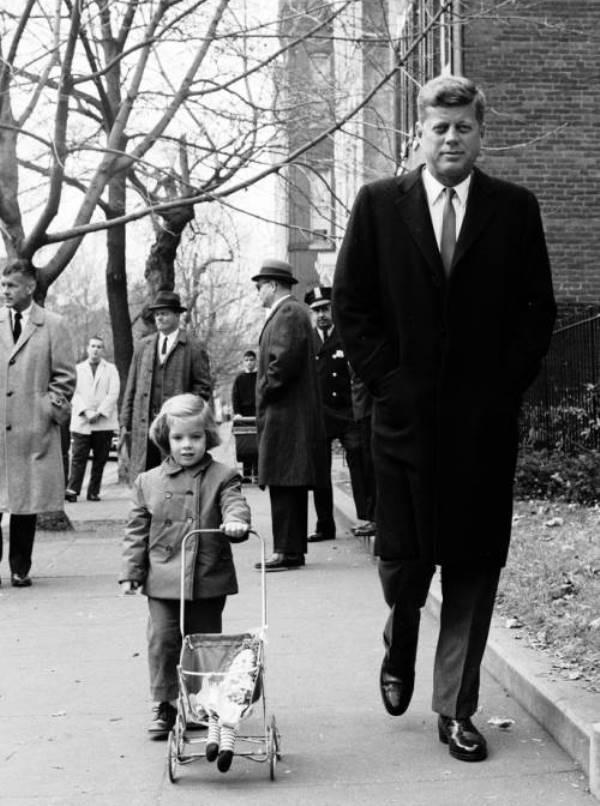John Kennedy Accompanies Caroline