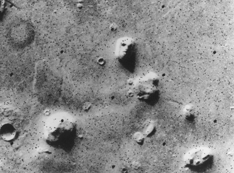 Mars Landscape Face Before