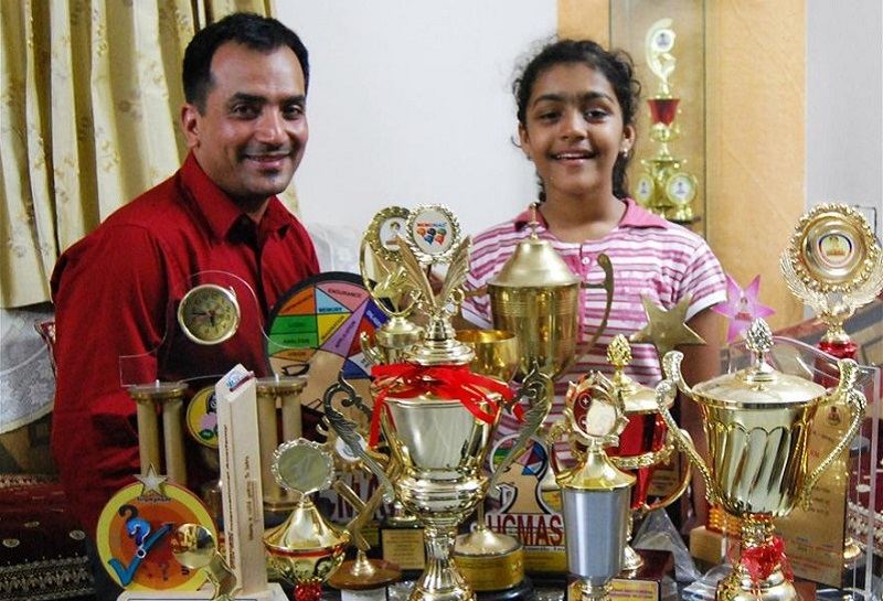 Talented Kids Priyanshi Somani Trophies