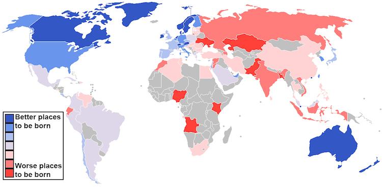 25 Maps Birth Places