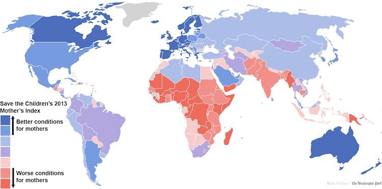 25 Maps Conditions For Mothers